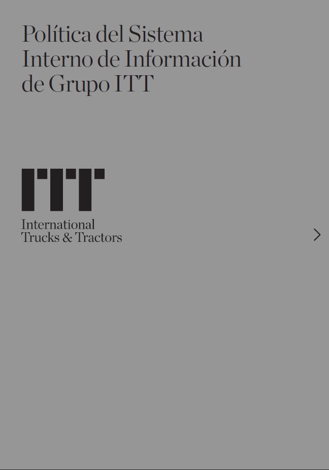 Política del Sistema Interno de Información del Grupo ITT